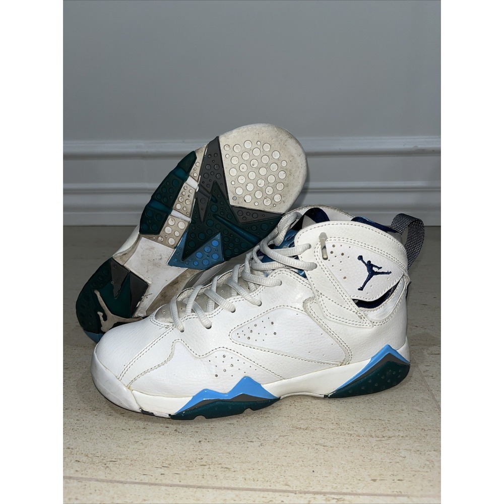 AIR JORDAN 7 RETRO GS FRENCH BLUE 2015 Size 7Y with Box Used